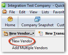 New Vendor