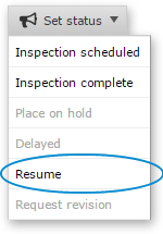 Resume Order