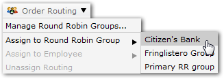 Assign Round Robin Group