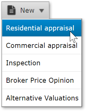 New residential appraisal