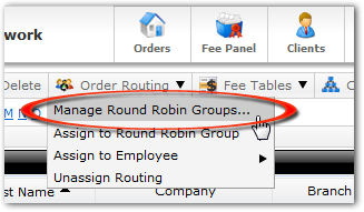 Manage Order Routing