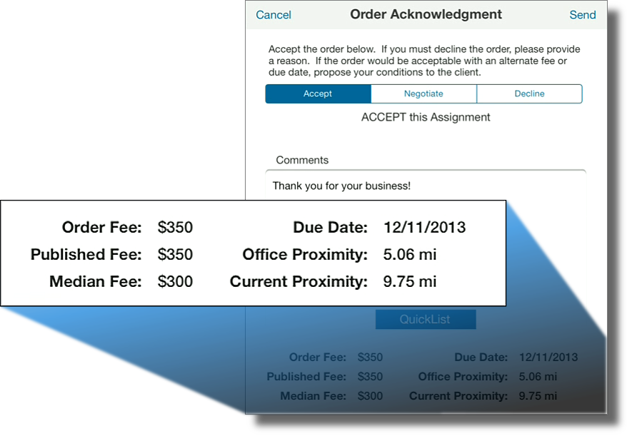 Additional Order Information